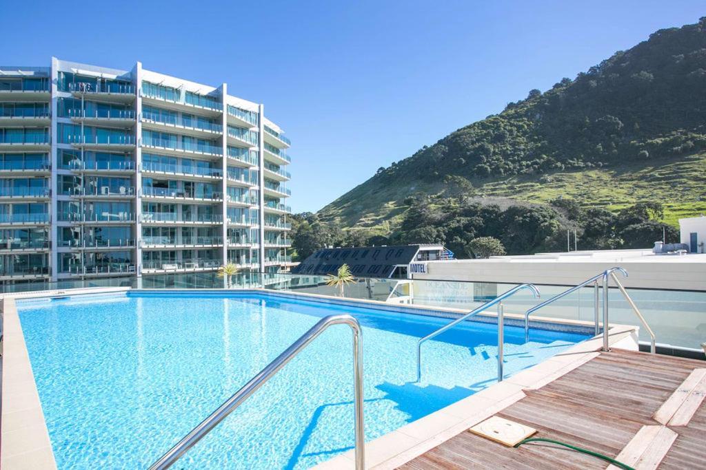 Superb Elevated Views Of Harbour With Heated Pool, Gym & Parking Apartment เมาท์มองานุย ภายนอก รูปภาพ